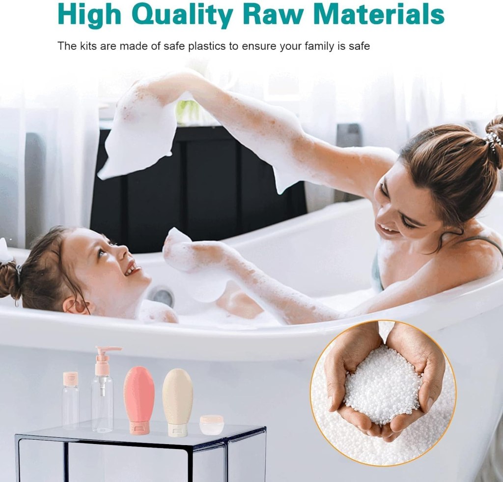 11 PCS Travel Bottle Set – Leakproof Refillable Toiletry Containers