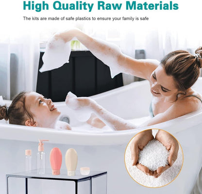 11 PCS Travel Bottle Set – Leakproof Refillable Toiletry Containers