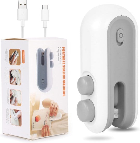 2-in-1 USB Mini Bag Sealer & Cutter Machine