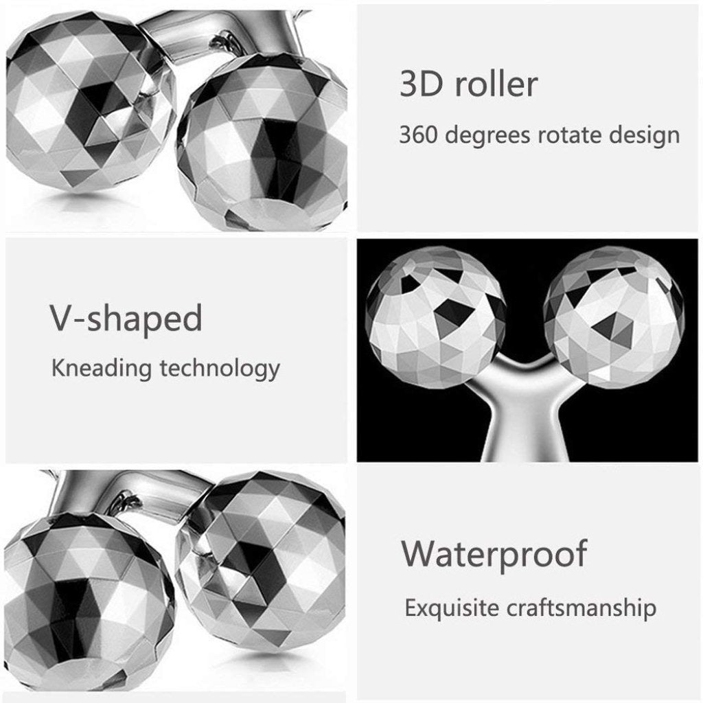 3D Face & Body Massager Roller for Skin Tightening & Lifting