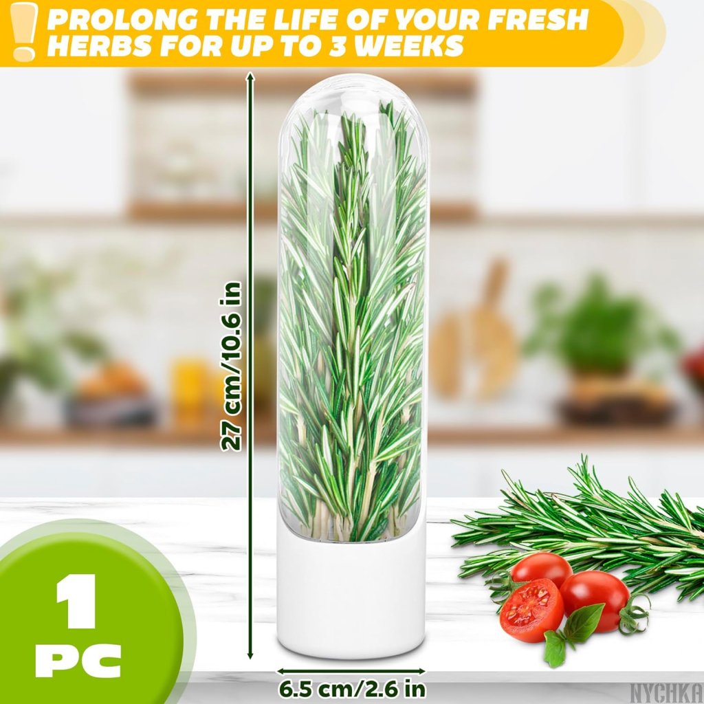 Herb Saver Fresh Herb Storage Container for Refrigerator