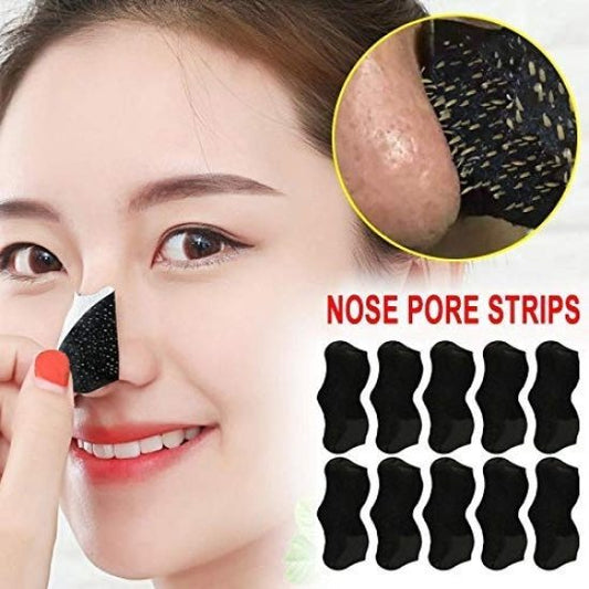 Charcoal Nose Strips for Blackhead Removal (10 pcs)