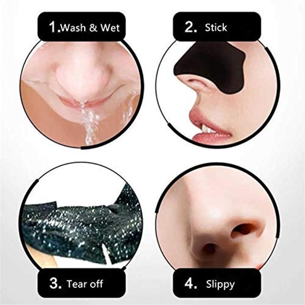 Charcoal Nose Strips for Blackhead Removal (10 pcs)