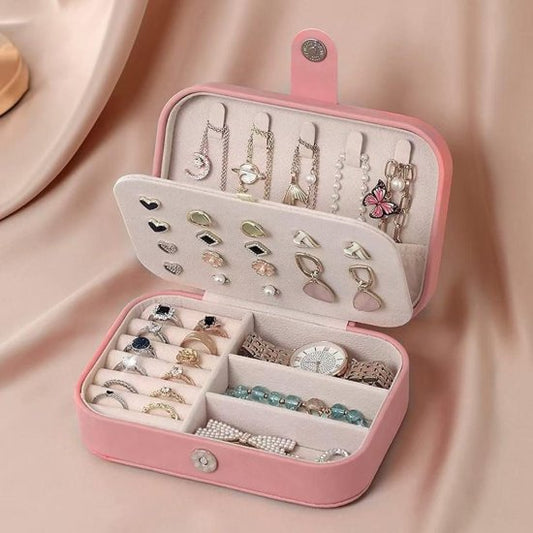 PU Big Jewellery Box Jewelry Organiser cosmetic Bags