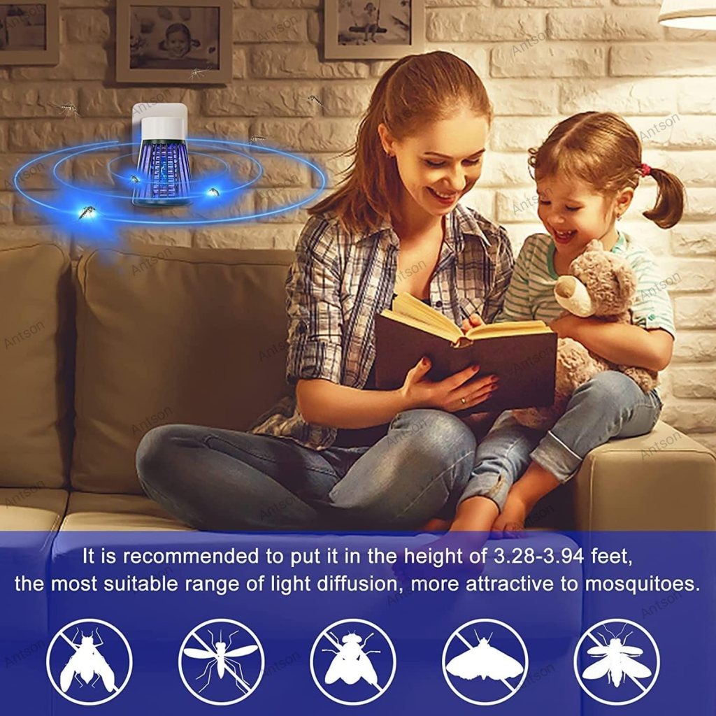 Plug-In LED Mosquito Killer – Electric Insect Trap with Switch