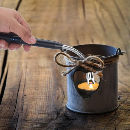 Rechargeable USB Electric Gas Lighter – Flexible Long Neck Kitchen Lighter