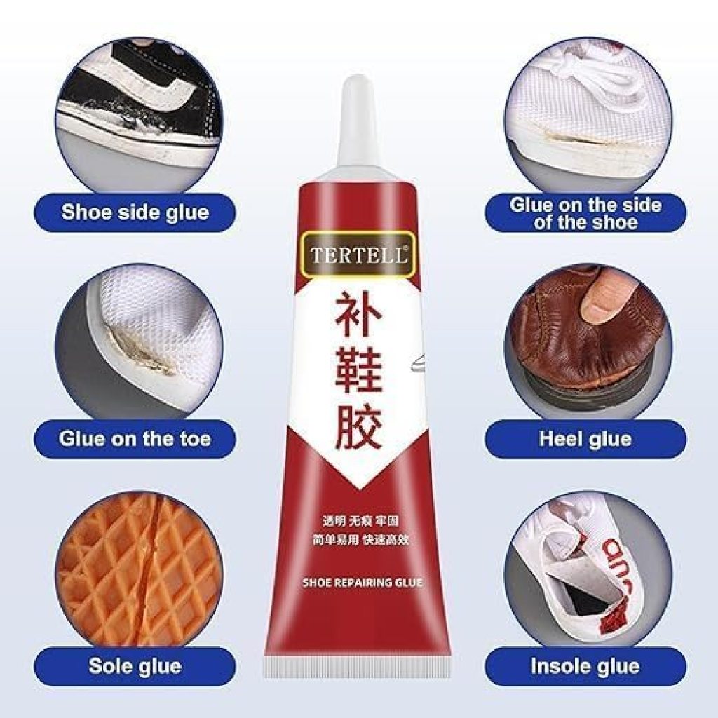 Strong Shoe Repair Glue for Sole & Leather Fix (60ml)