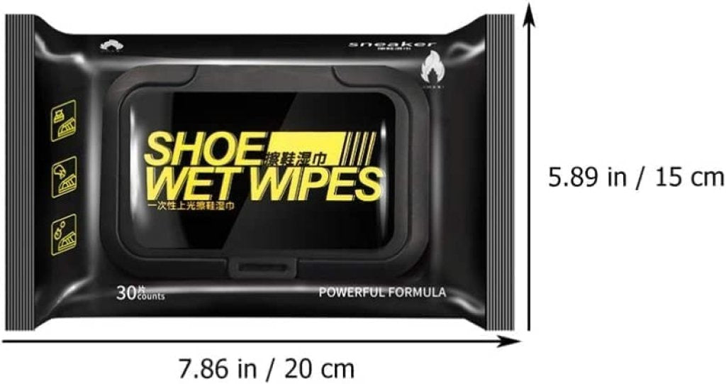 Shoe Cleaning Wipes (80 Wipes) – Quick Sneaker & Leather Shoe Cleaner (2 qty)
