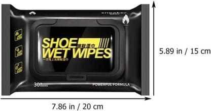 Shoe Cleaning Wipes (80 Wipes) – Quick Sneaker & Leather Shoe Cleaner (2 qty)