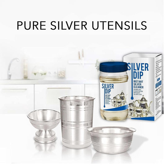 Silver Dip Cleaner Liquid – Instant Tarnish Remover for Silver & Jewellery