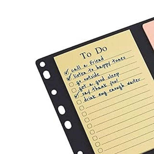 Sticky Notes Book with Page Markers & Tabs